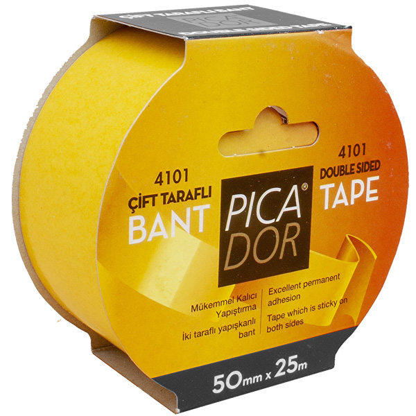 PİCADOR ÇİFT TARAFLI BANT 4101 Askılı 25mx50mm